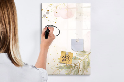 Magnetic dry erase board Creative board for photos and notes