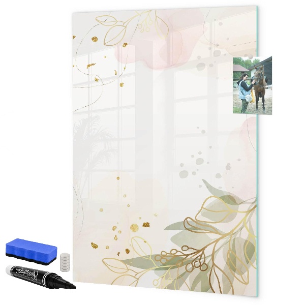 Magnetic dry erase board Creative board for photos and notes