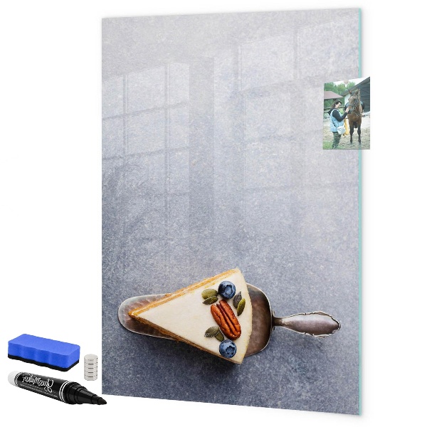 Magnetic dry erase board Creative board for notes and photos
