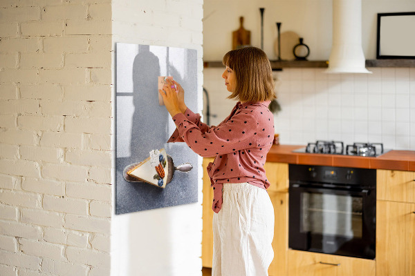 Magnetic dry erase board Creative board for notes and photos