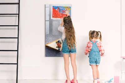 Magnetic dry erase board Creative board for notes and photos