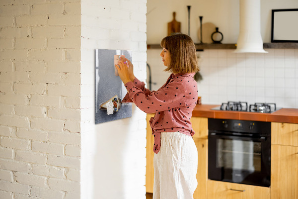 Magnetic dry erase board Creative board for notes and photos