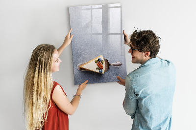 Magnetic dry erase board Creative board for notes and photos