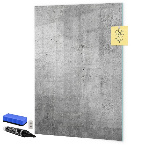 Dry erase board magnetic Modern board for notes and photos
