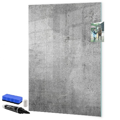 Dry erase board magnetic Modern board for notes and photos