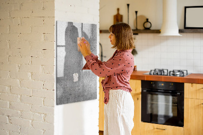 Dry erase board magnetic Modern board for notes and photos