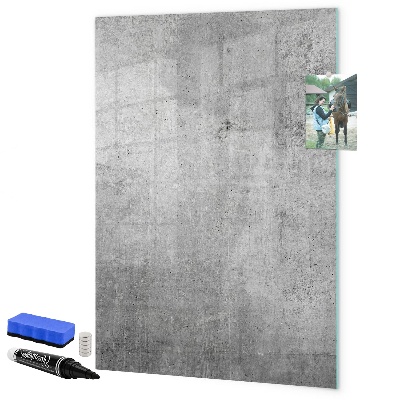 Dry erase board magnetic Modern board for notes and photos