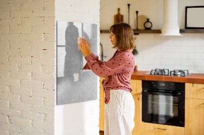 Magnetic dry erase board A space for presenting memories and notes