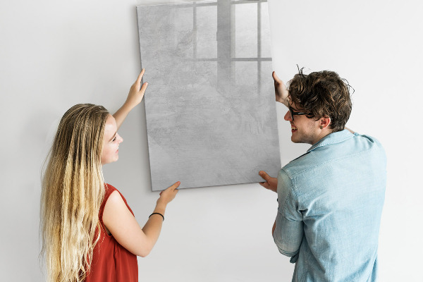 Magnetic dry erase board A space for presenting memories and notes