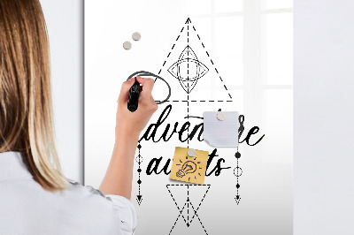 Dry erase board magnetic A creative space for memories and adventures