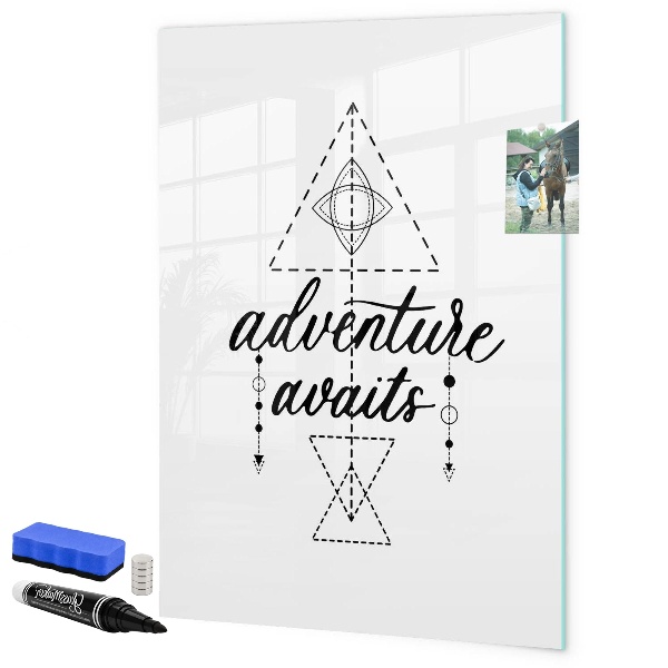 Dry erase board magnetic A creative space for memories and adventures