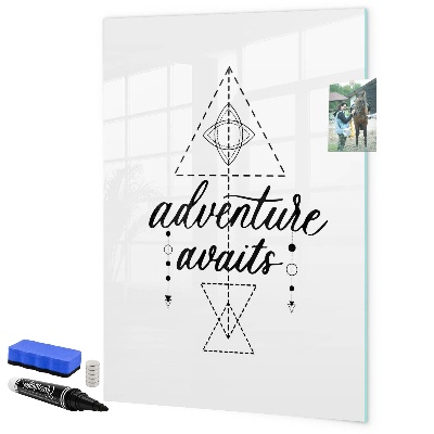Dry erase board magnetic A creative space for memories and adventures