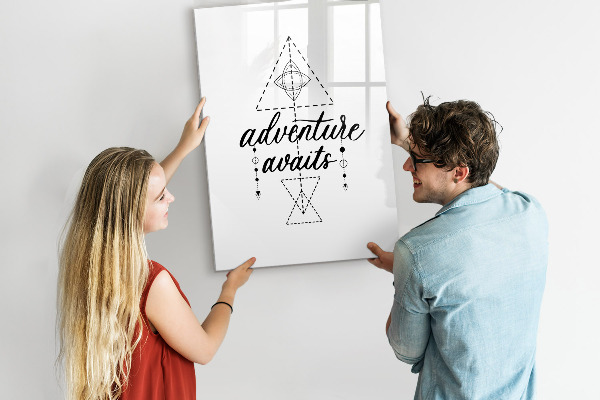 Dry erase board magnetic A creative space for memories and adventures