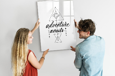 Dry erase board magnetic A creative space for memories and adventures