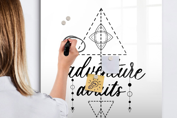 Dry erase board magnetic A creative space for memories and adventures