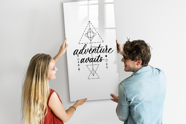 Dry erase board magnetic A creative space for memories and adventures