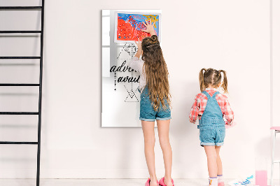 Dry erase board magnetic A creative space for memories and adventures