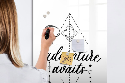 Dry erase board magnetic A creative space for memories and adventures
