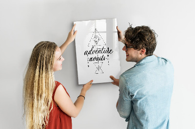 Dry erase board magnetic A creative space for memories and adventures