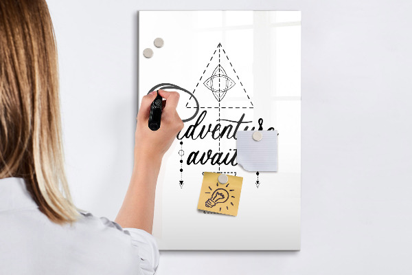 Dry erase board magnetic A creative space for memories and adventures