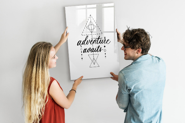 Dry erase board magnetic A creative space for memories and adventures