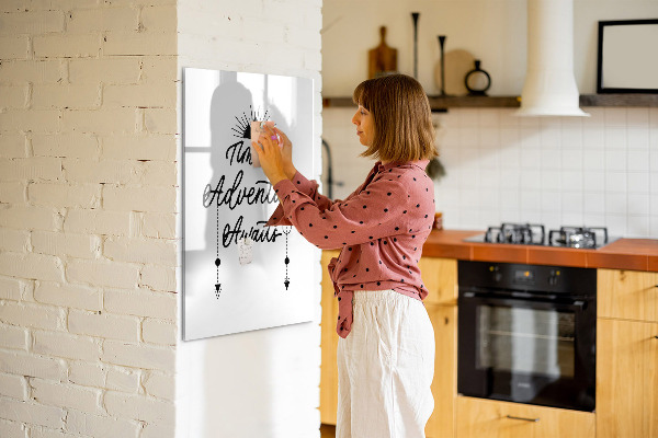 Magnetic dry erase board A creative space for memories and photos
