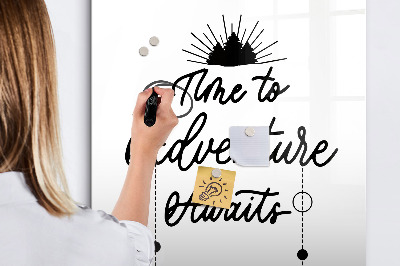 Magnetic dry erase board A creative space for memories and photos