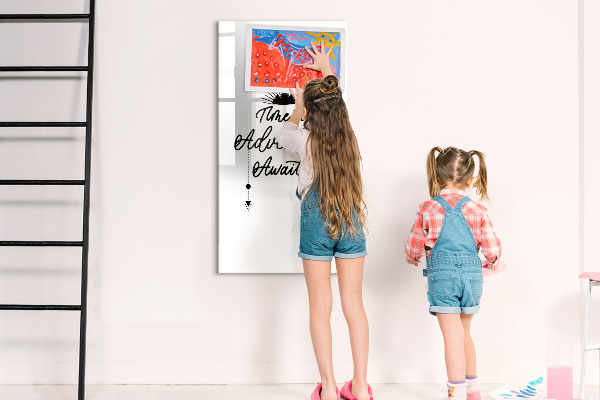 Magnetic dry erase board A creative space for memories and photos