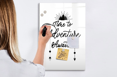 Magnetic dry erase board A creative space for memories and photos