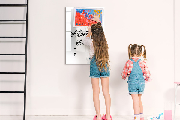 Magnetic dry erase board A creative space for memories and photos