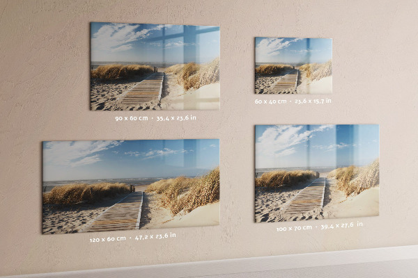 Magnetic dry erase board Beach, memories and creativity in photos