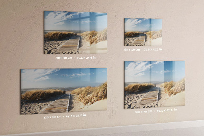 Magnetic dry erase board Beach, memories and creativity in photos