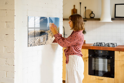 Magnetic dry erase board Beach, memories and creativity in photos