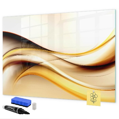 Magnetic dry erase board A modern space for presenting photos
