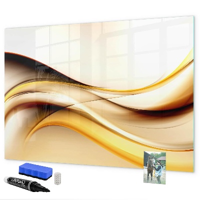 Magnetic dry erase board A modern space for presenting photos
