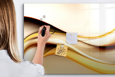 Magnetic dry erase board A modern space for presenting photos