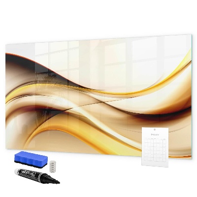 Magnetic dry erase board A modern space for presenting photos