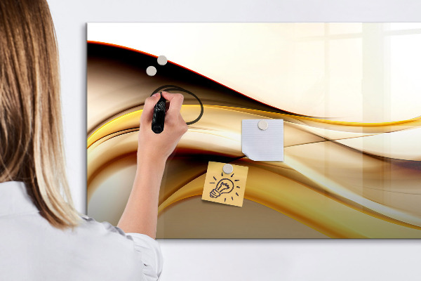 Magnetic dry erase board A modern space for presenting photos