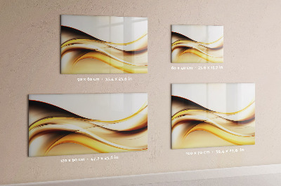 Magnetic dry erase board A modern space for presenting photos