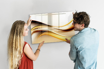 Magnetic dry erase board A modern space for presenting photos