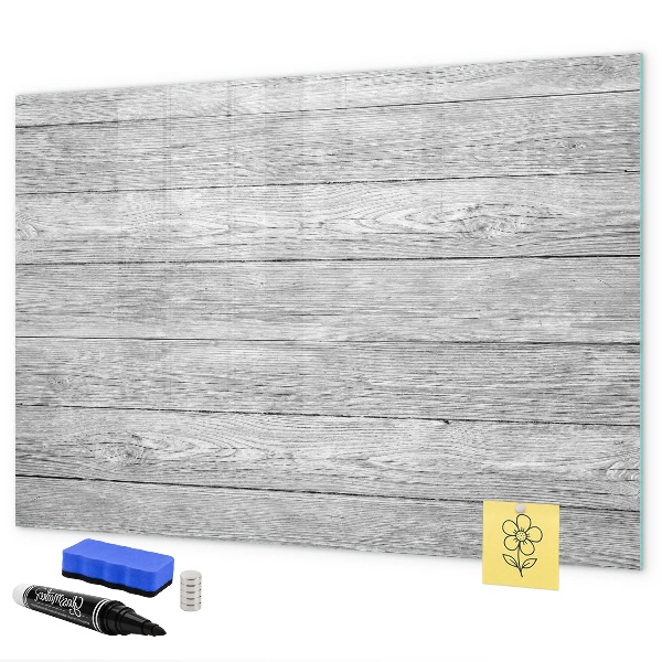 Magnetic dry erase board Stylish board for photos and notes