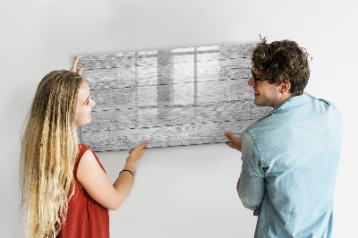 Magnetic dry erase board Stylish board for photos and notes