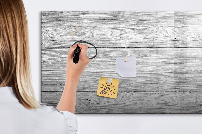 Magnetic dry erase board Stylish board for photos and notes