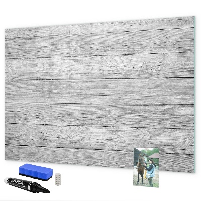 Magnetic dry erase board Stylish board for photos and notes
