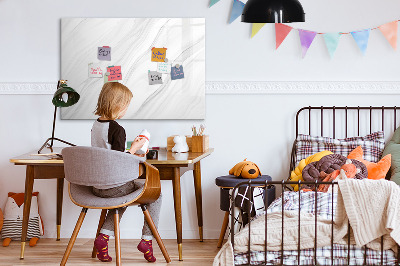 Dry erase board magnetic A board for presenting memories and photos