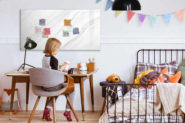 Dry erase board magnetic A board for presenting memories and photos