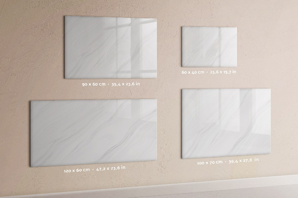 Dry erase board magnetic A board for presenting memories and photos