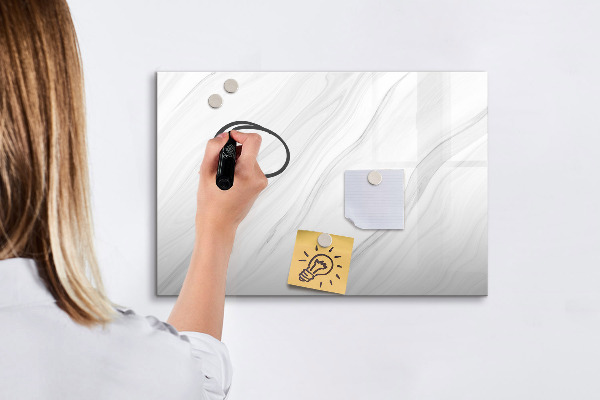 Dry erase board magnetic A board for presenting memories and photos