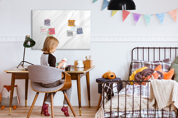 Dry erase board magnetic A board for presenting memories and photos