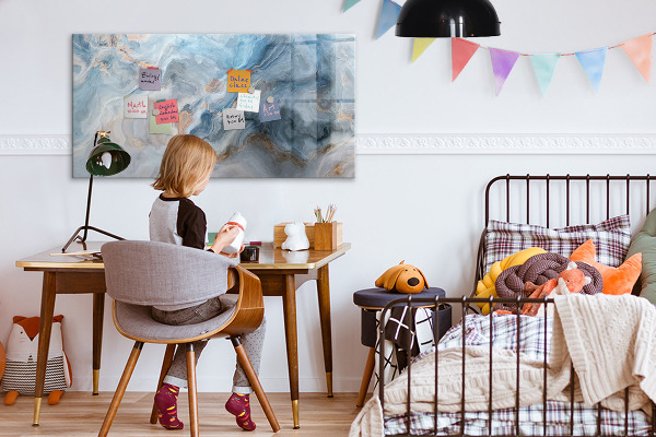 Dry erase board magnetic Modern photo display board